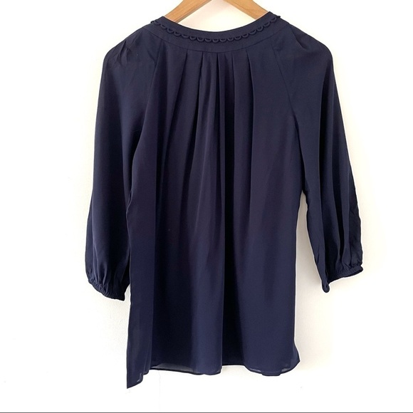 NWT Diane Von Furstenberg Davi Chiffon Blouse - Picture 7 of 12